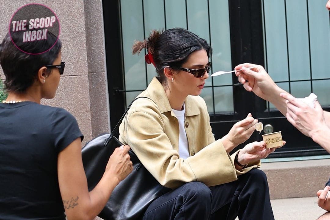 Kendall Jenner Just Made Ice Cream Look Couture in NYC 🍦